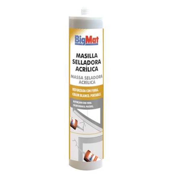 MASILLA ACRILICA BLANCA BIGMAT 300ML (1 UD)
