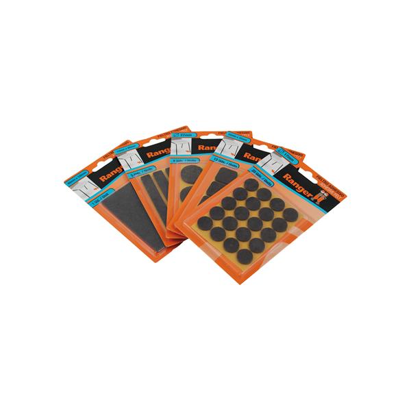 FIELTRO MARRON REDONDO RG 12UD D.22MM (1 UD)
