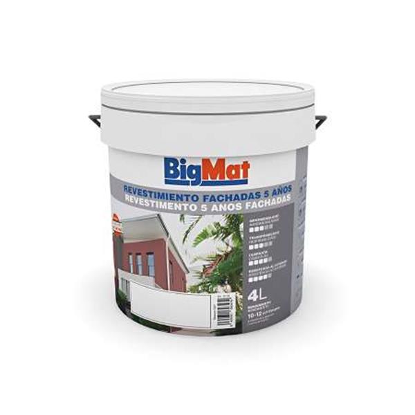 REVESTIMIENTO FACHADAS BIGMAT 5 A&Ntilde;OS 4LT (1 UD)