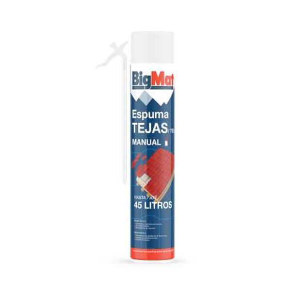 BIGMAT ESPUMA PU TEJAS CANULA S750ML (1 UD)