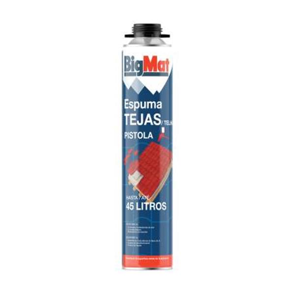 BIGMAT ESPUMA PU TEJAS PISTOLA S750ML (1 UD)