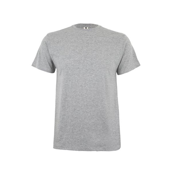 CAMISETA MANGA CORTA 190 HEATHER GREY T.L (1 UD)