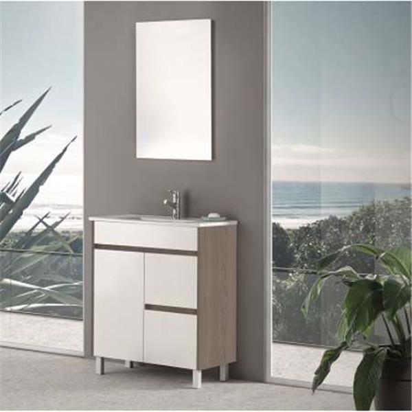 MUEBLE BA&Ntilde;O ZURIQUE 60CM BLANCO/ESTEPA (1 UD)