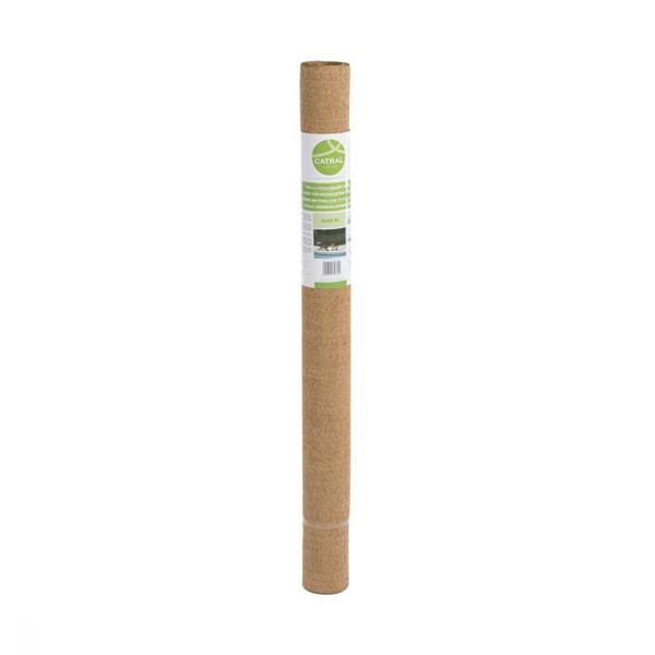 MALLA OCULTACION RECYNET 2X10M 120GR BEIGE-ARENA (1 RL)