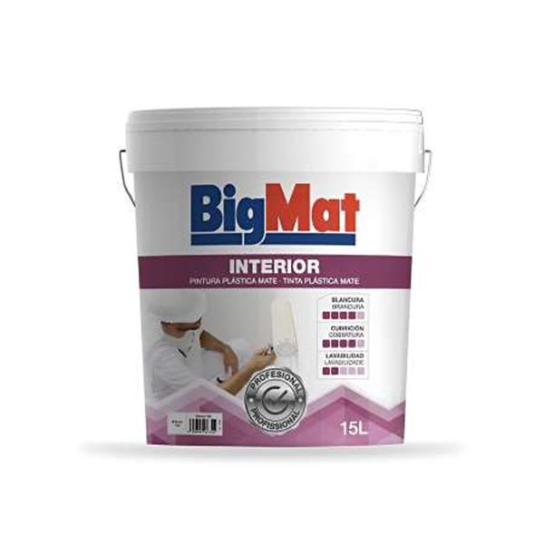 PINTURA PL&Aacute;STICA INTERIOR BIGMAT 15LT (1 UD)