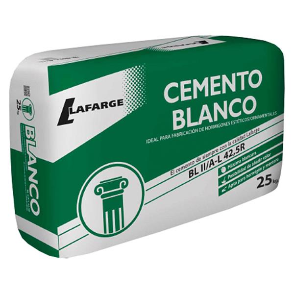 CEMENTO BLANCO BL II/A-L 42,5R SACO 25KG c39  (1 SA)