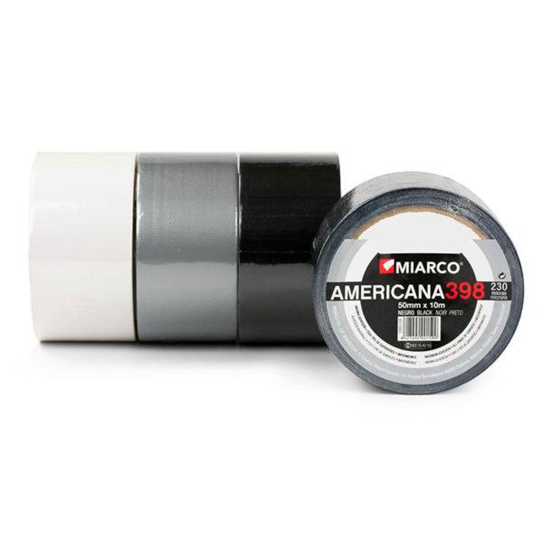 CINTA AMERICANA 398 PLATA 50MMX30M (1 UD)