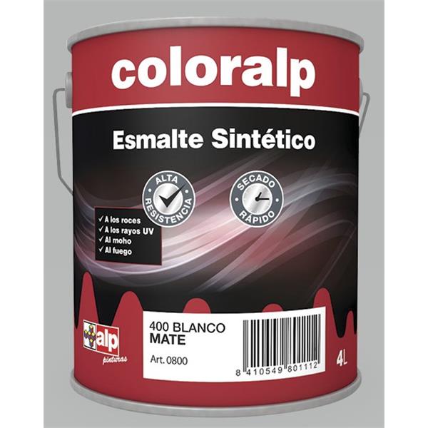 ESMALTE COLORALP ALTA RESISTENCIA BRILLANTE BASE BL 4L (1 UD)