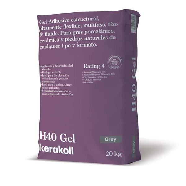 H40 GEL BLANCO 20 KGS 318 (48 sacs / palet) (1 SA)