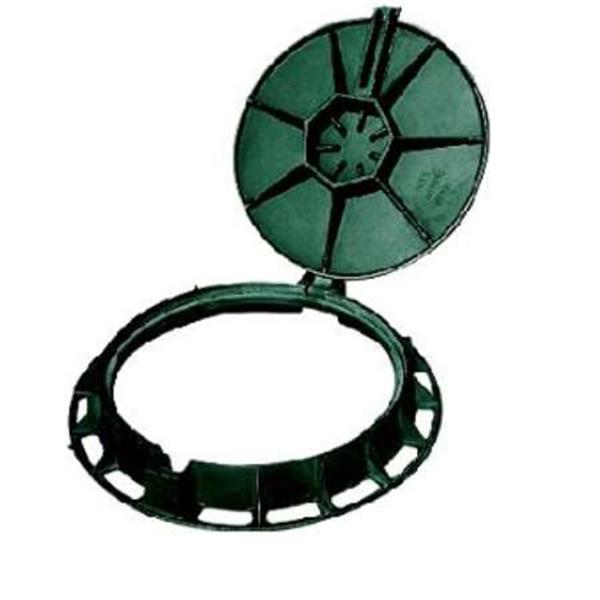 MARCO/TAPA ARQUETA METAL CIRCULAR ARTICULADA D-60CM D-400 (1 UD)