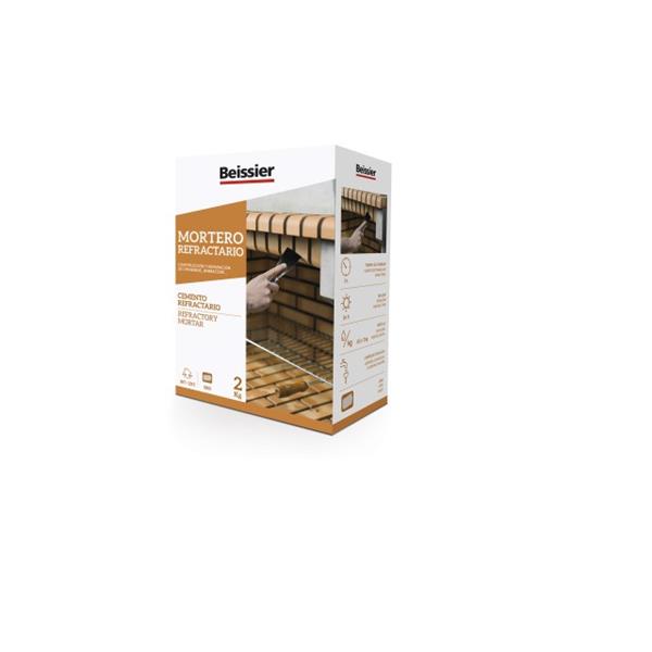 MORTERO REFRACTARIO 2 KG (1 UD)