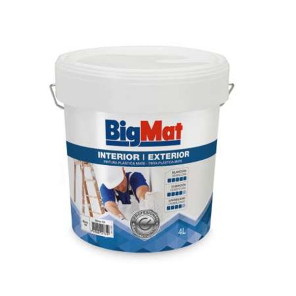 PINTURA PL&Aacute;STICA INT/EXT BIGMAT 4LT (1 UD)
