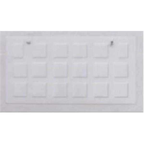 PLACA ESCAYOLA LISA 1,00 X 0,60 CONTRAM (1 UD)