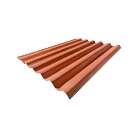 PLACA FIBROCEMENTO GRAN ONDA 250X110 ARCILLA (1 UD)