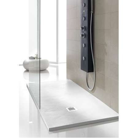 PLATO DUCHA SLATE BLANCO 70X120 HABIMAT (1 UD)