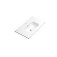 LAVABO CUBIK 80X46CM CON SENO 45X30CM (1 UD)